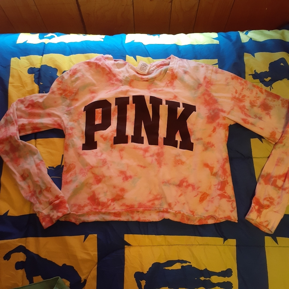Pink belly shirt